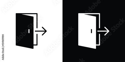 Logout icon Vector scalable graphics