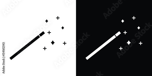 Magic wand icon Vector scalable graphics