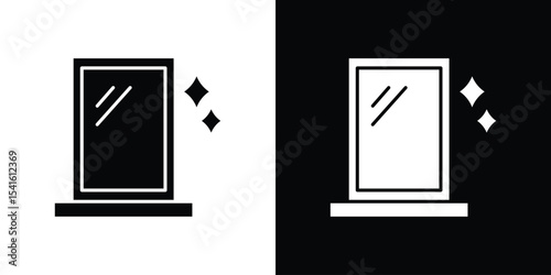 Makeup mirror icon Vector scalable graphics