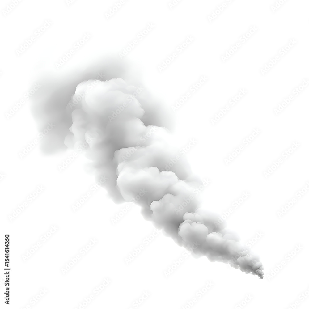 Naklejka premium smoke ,isolated on transparent background png