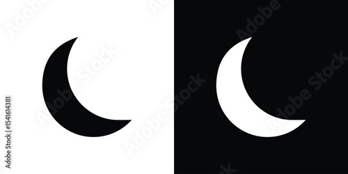 Moon icon Vector scalable graphics