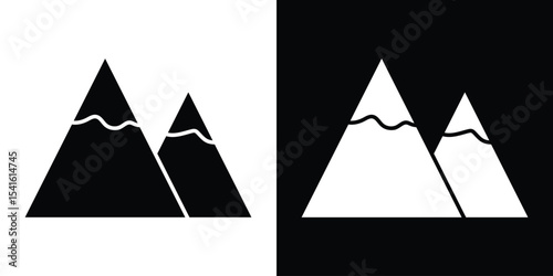 Mountains icon Vector scalable graphics