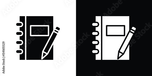 Notebook icon Vector scalable graphics