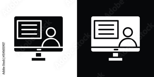 Online course icon Vector scalable graphics