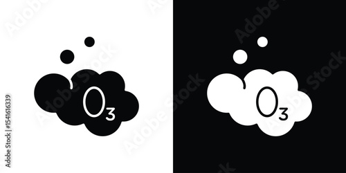 Ozonation icon Vector scalable graphics