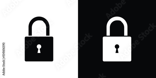 Padlock icon Vector scalable graphics