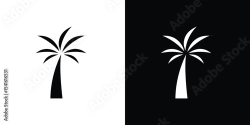 Palm tree icon Vector scalable graphics