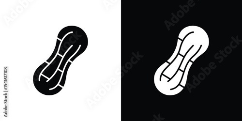 Peanut icon Vector scalable graphics