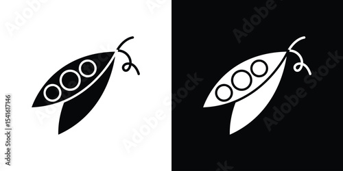 Peapod icon Vector scalable graphics