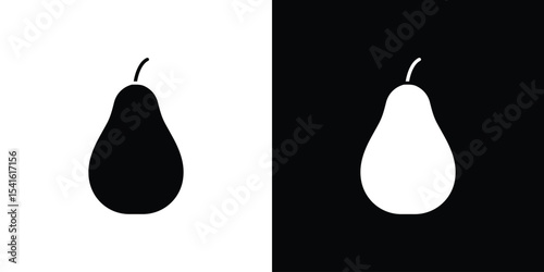 Pear icon Vector scalable graphics