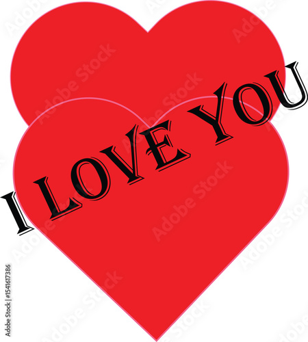love wish with red heart