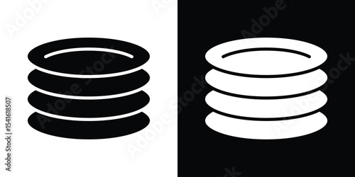 Plates icon Vector scalable graphics