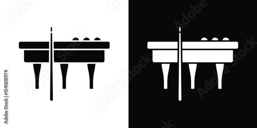 Pool table icon Vector scalable graphics