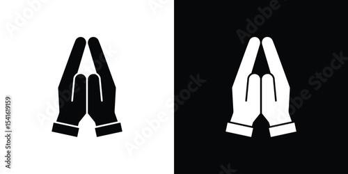 Pray icon Vector scalable graphics
