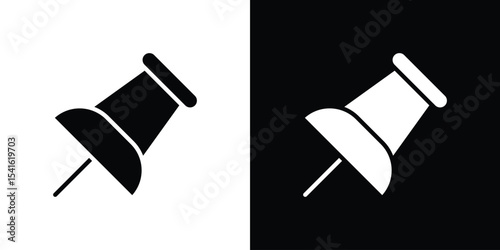 Push pin icon Vector scalable graphics