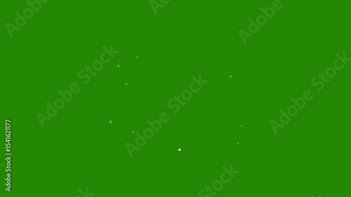 Circle Burst fireworks animation showcasing White lines are running outwards in motion. Green Screen Background. circle, blast, burst, animation, fireworks, fire, cartoon, line art, twinkle, magic.