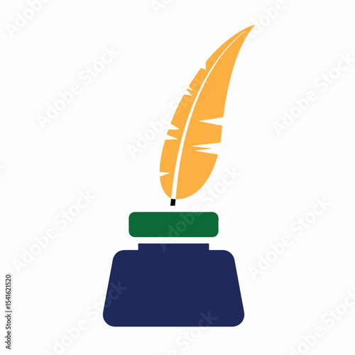 ink and feather pen vector for painting