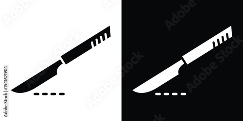 Scalpel path icon Vector scalable graphics