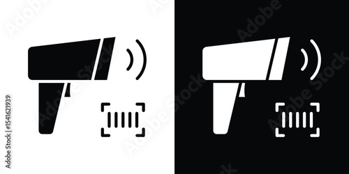 Scanner gun icon Vector scalable graphics
