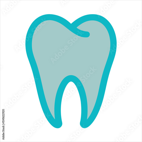 Clean Dental Care Logo With Tooth Symbol