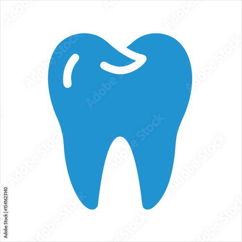Tooth Icon Dental Clinic Logo Design Concept