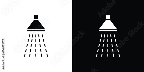 Shower down icon Vector scalable graphics