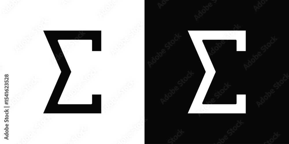 Fototapeta premium Sigma icon Vector scalable graphics