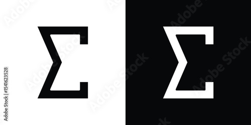 Sigma icon Vector scalable graphics
