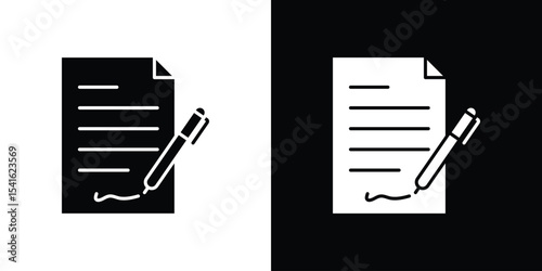 signature file icon Vector scalable graphics
