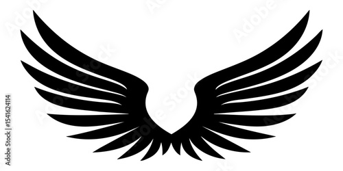 Wings vector. Wings logo. Wing emblem.