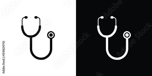 Stethoscope icon Vector scalable graphics