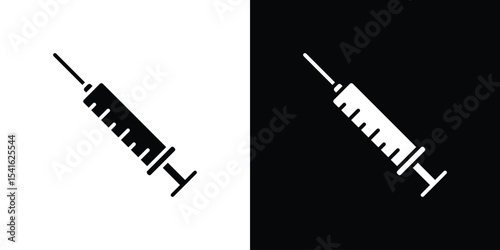 Syringe injection icon Vector scalable graphics