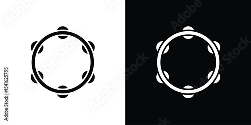 Tambourine icon Vector scalable graphics