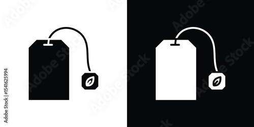 Tea bag icon Vector scalable graphics