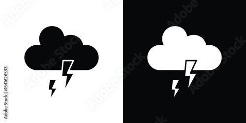 Thunderstorm icon Vector scalable graphics