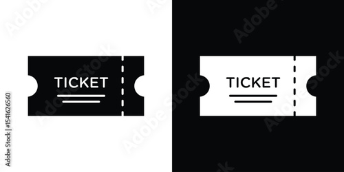 Ticket icon Vector scalable graphics