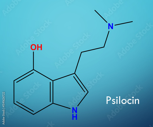 Psilocin, also known as 4-hydroxy-N,N-dimethyltryptamine, is a naturally occurring psychedelic compound found in certain mushrooms, often alongside psilocybin.