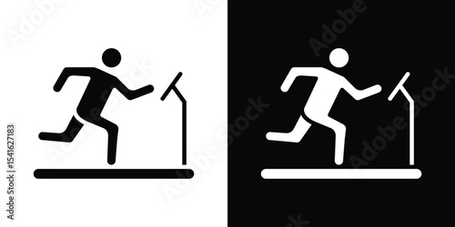 Treadmill icon Vector scalable graphics