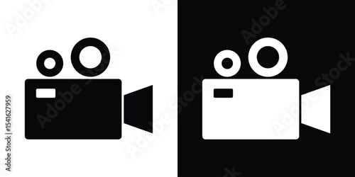 Video camera icon Vector scalable graphics