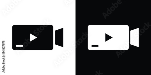 Video camera icon Vector scalable graphics