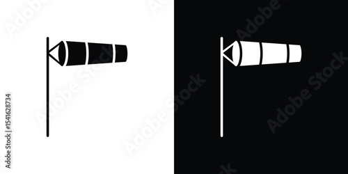 Windsock icon Vector scalable graphics