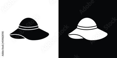 Woman hat icon Vector scalable graphics