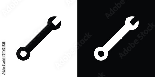 Wrench icon Vector scalable graphics