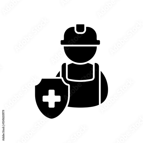 Icon a occupational safety, isolated against a clean background.