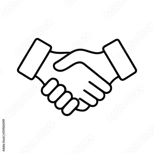 Strengthening Partnerships A Handshake Representing Collaboration and Trust