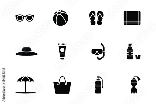 Summer Beach Icons