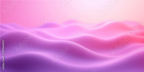 Abstract pink and purple waves create a soft, luxurious silk fabric texture for a flowing and smooth background design