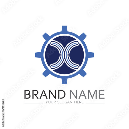 High Tech X Letter Icon Logo for App, Brand, and Web Design