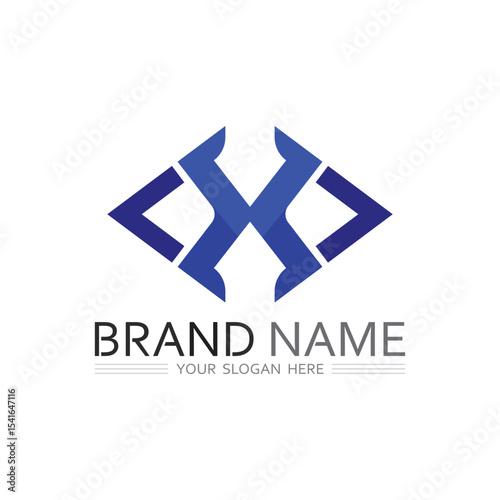 Logo of X for Business, Web, and Company Identity
