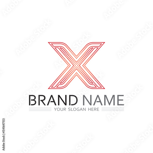 Letter X Abstract Vector Design for Logos, Icons, and Visual Identity